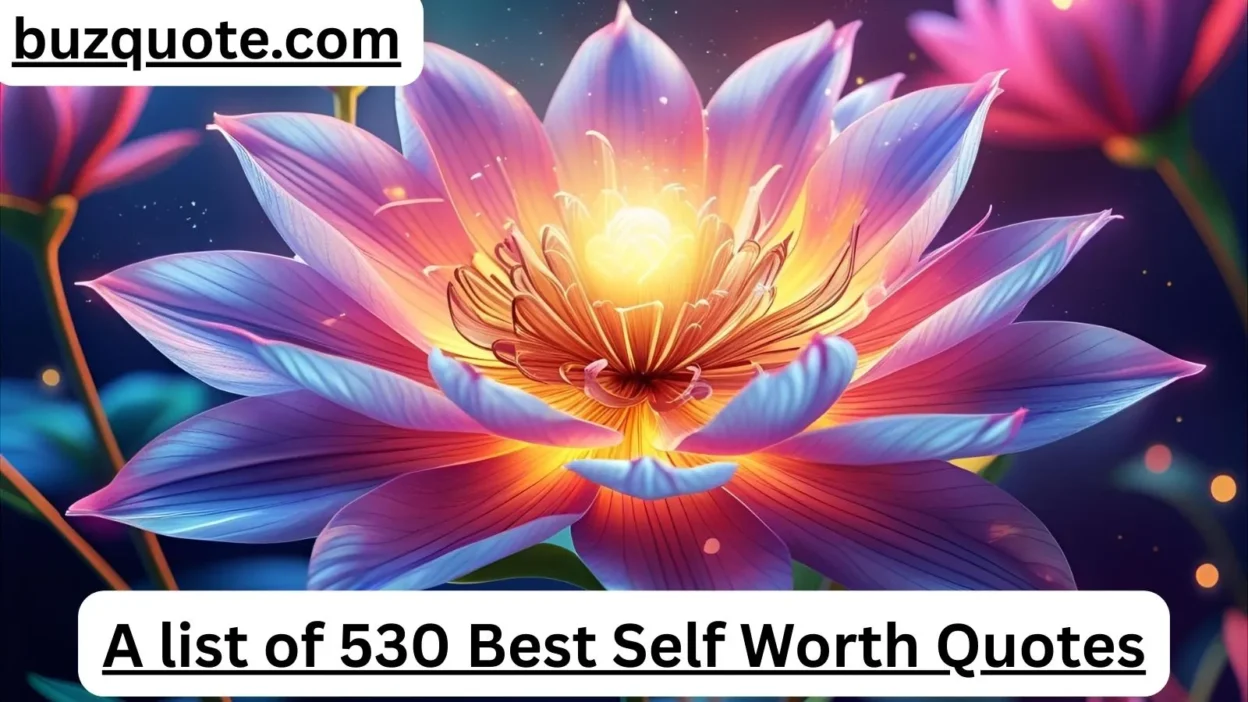 Self Worth Quotes
