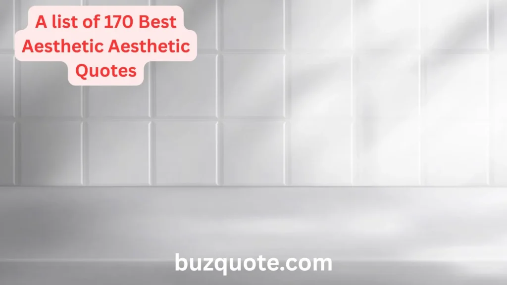 Aesthetic Aesthetic Quotes