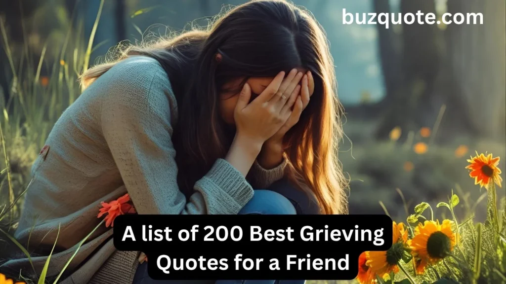 Grieving Quotes for a Friend