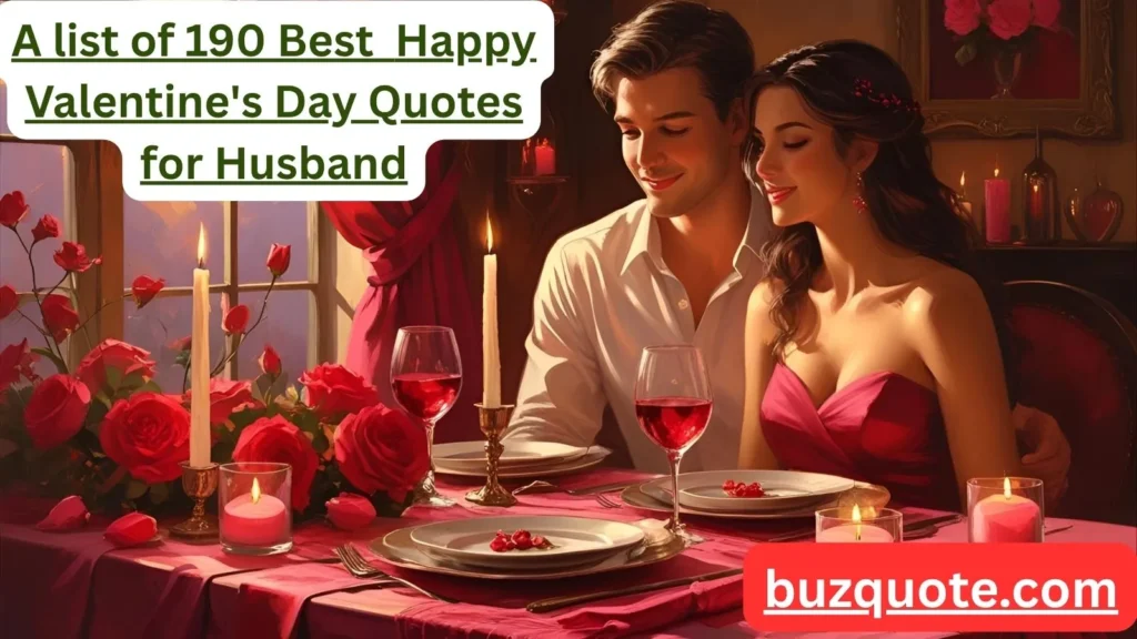 Happy Valentine's Day Quotes for Husband