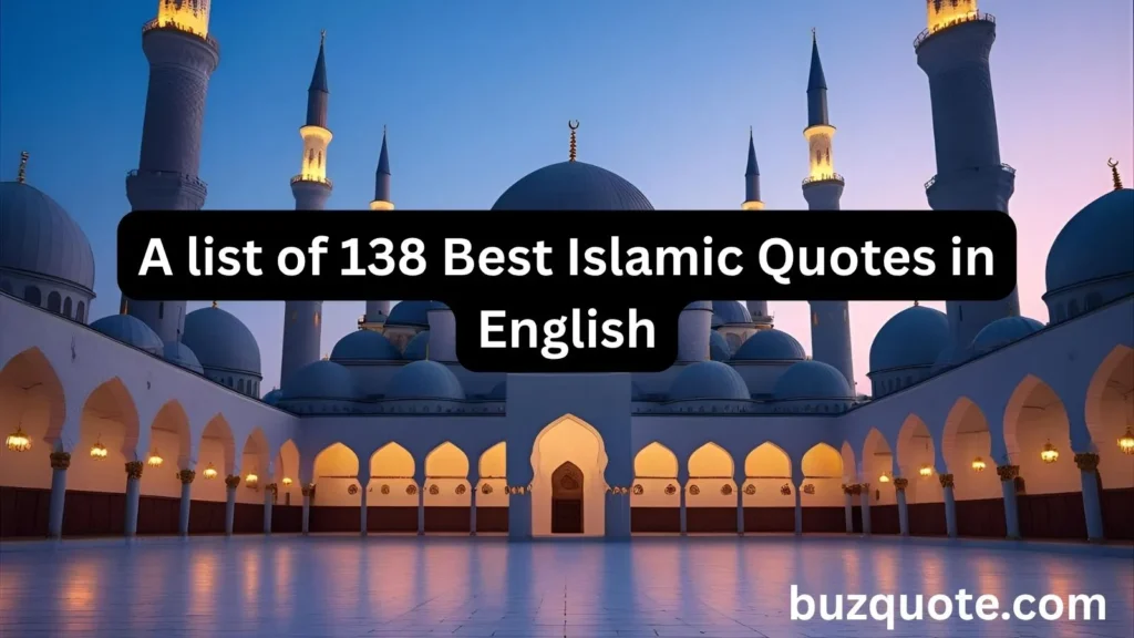 Islamic Quotes in English