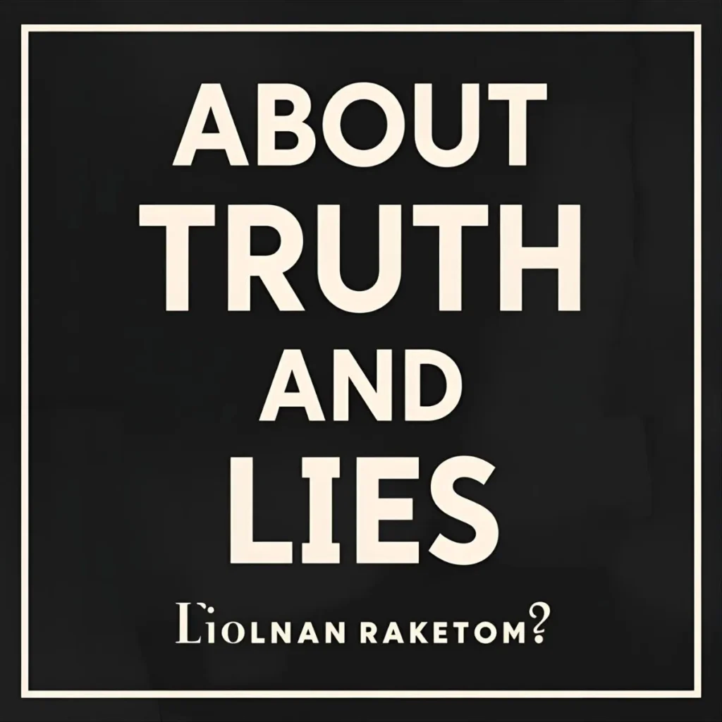Quotes About Truth And Lies