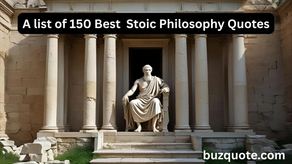 Stoic Philosophy Quotes